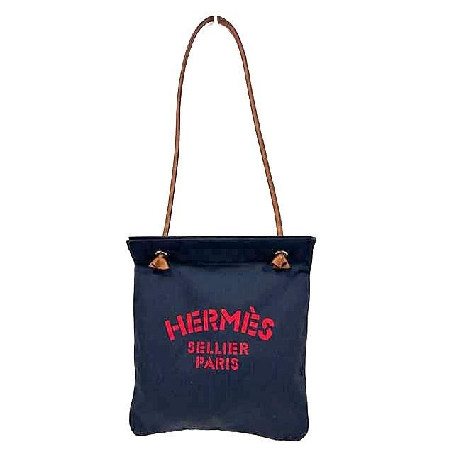 未使用】【新古品】HERMES エルメス サックアリーヌ ネイビー 