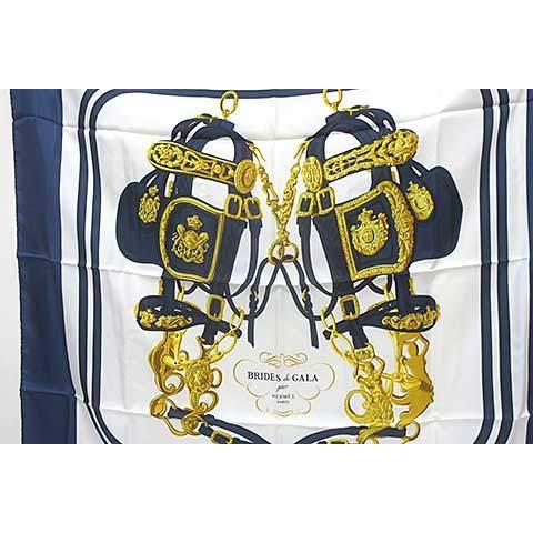 HERMES（エルメス） 【中古】HERMES 小物 スカーフ シルク カレ90