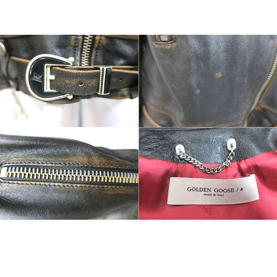 GOLDEN GOOSE 【未使用】【新古品】GOLDEN ゴールデングース レザー  