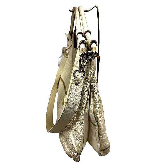 Salvatore Ferragamo ショルダーバッグ  ゴールド 【古着】【中古】【送料無料】 中古・古着通販】Salvatore Ferragamo (サルヴァトーレ フェラガモ