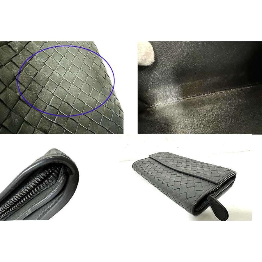 中古】BOTTEGA VENETA ボッテガ・ヴェネタ 二折長財布 イントレ