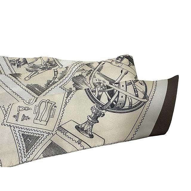 中古】【美品】HERMES エルメス フォーブルの切手愛好家 ツイリー