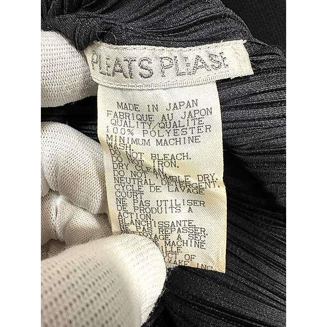 【美品】PLEATS PLEASE ミスト ブラック（サイズ3）　完売品 PLEATS PLEASE ISSEY MIYAKE 【中古】PLEATS プリーツプリーズ
