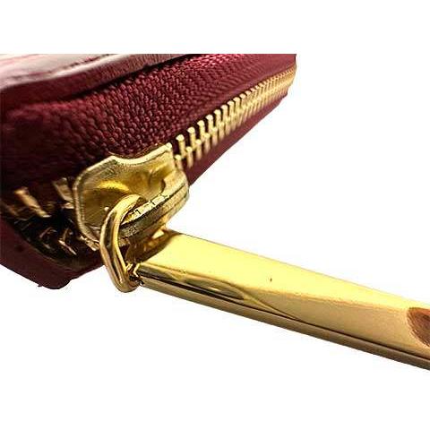 中古】den HAMANO 傳濱野 デンハマノ 財布 レディース リアルクロコ  