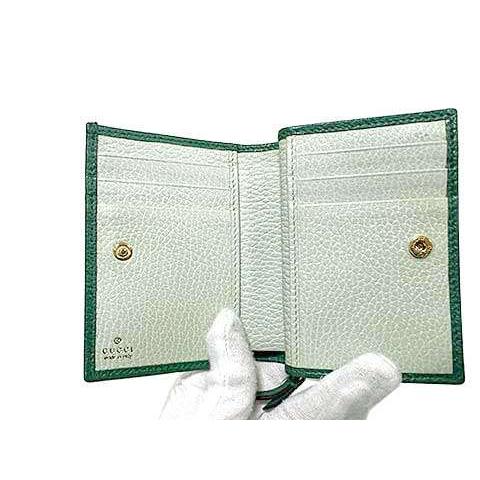GUCCI（グッチ） 【中古】GUCCI GGマーモント二つ折り財布 772738