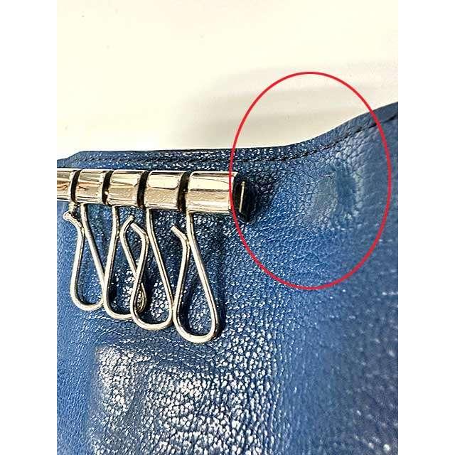 HERMES（エルメス） 【中古】HERMES キーケース ブルー レザー小物 □O