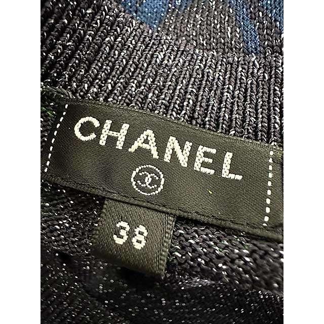 【中古】CHANEL　シャネル　カーディガン　P55756K07299　長袖ニット　38サイズ　※一部難あり。S20＿s-0279-r20 CHANEL（シャネル） 【中古】CHANEL カーディガン P55756K07299 長袖