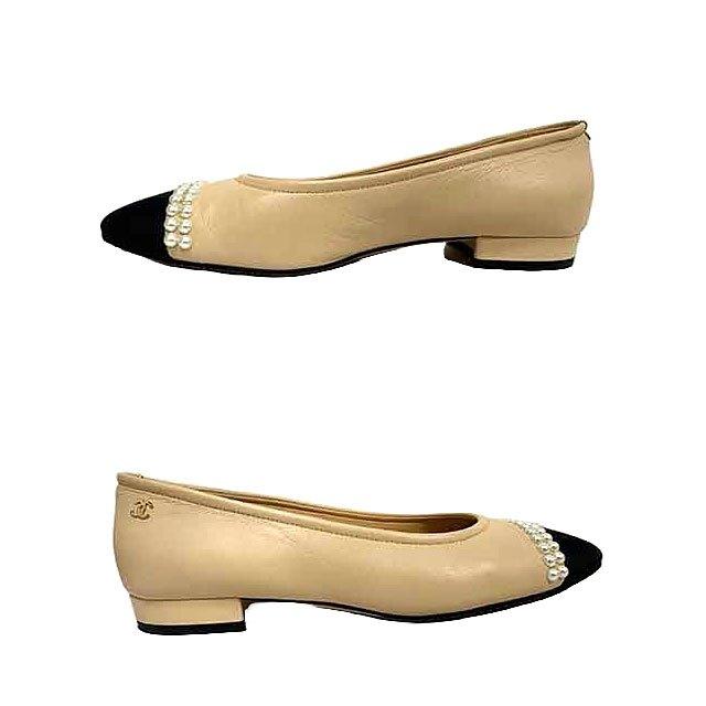 CHANEL 【中古】CHANEL シャネル 靴 レディース パンプス G35403