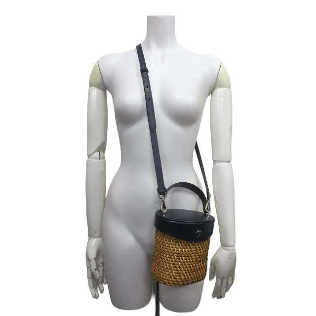 【美品】ケイトスペードニューヨーク　2way ショルダーバッグ　ハンド　籠バッグ kate spade NEW YORK（ケイト・スペード ニューヨーク） ケイト