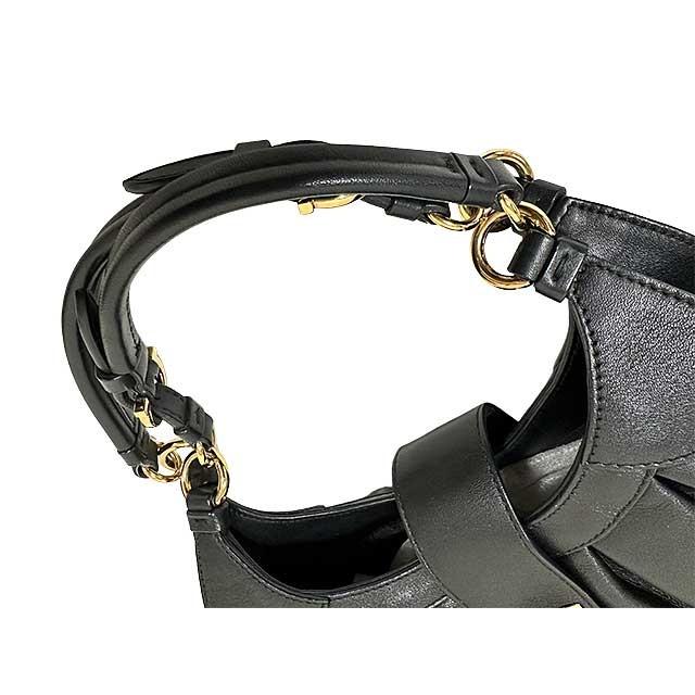サルヴァトーレフェラガモ ガンチーニ ショルダーバッグ  レディース 【中古】 中古・古着通販】Salvatore Ferragamo (サルヴァトーレ フェラガモ