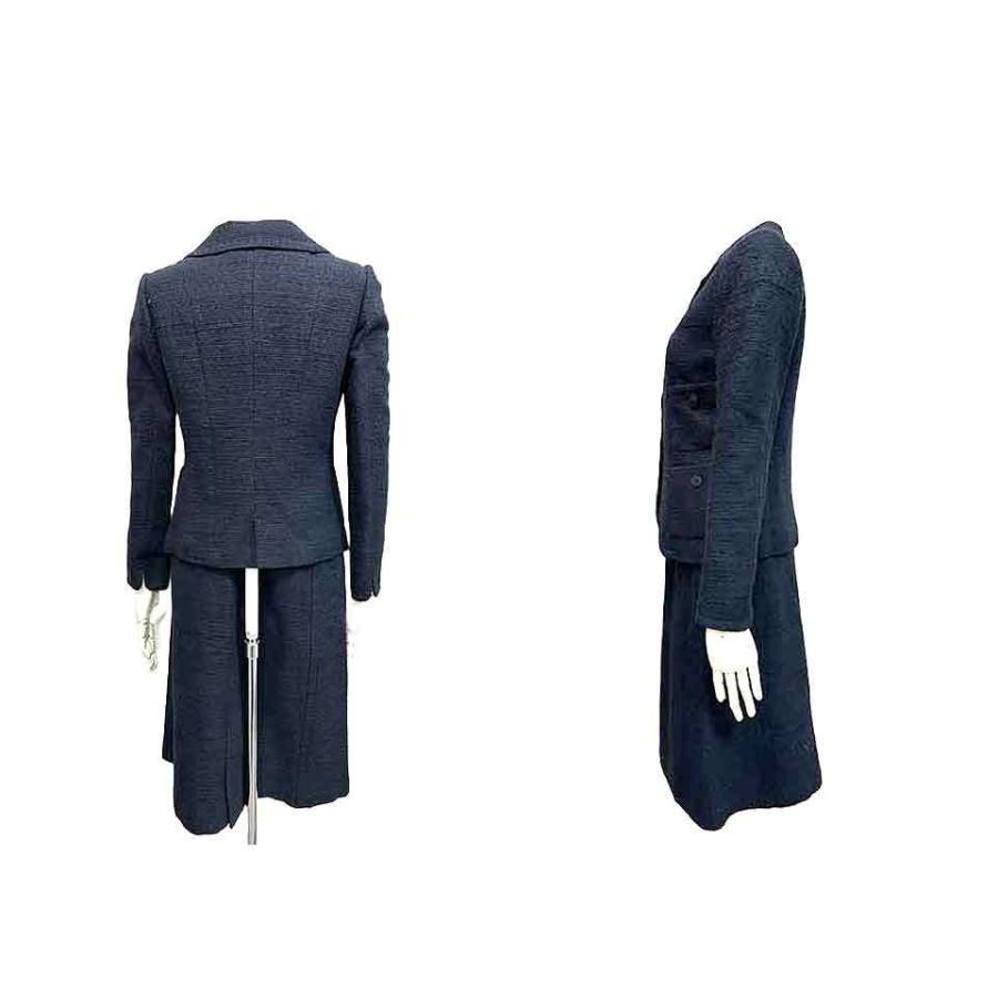 Leilian（レリアン） 【中古】Leilian スーツ ネイビー 7号 無地