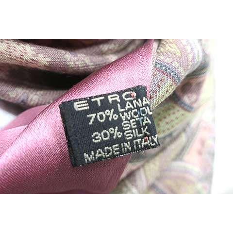 ETRO（エトロ） 【中古】ETRO 小物 ストール ビーズ シルク ウール