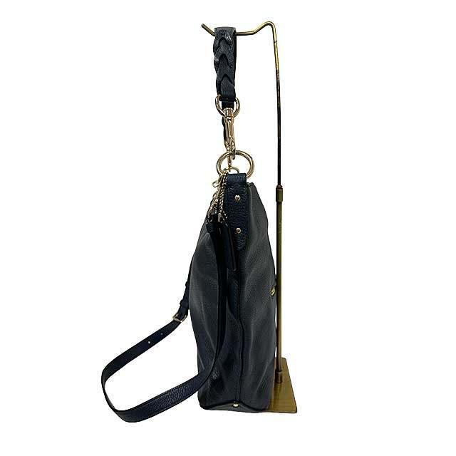COACH（コーチ） 【中古】COACH バッグ 2WAY レザー ネイビー F31507