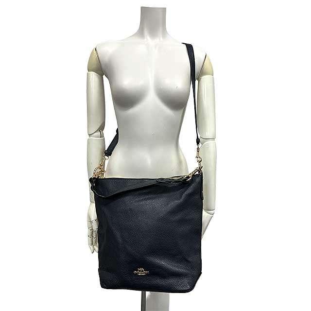 COACH（コーチ） 【中古】COACH バッグ 2WAY レザー ネイビー F31507