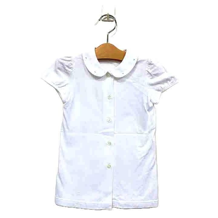 キッズ服(100cm~) ☆美品☆familiar☆ホワイト アップリケ 長袖