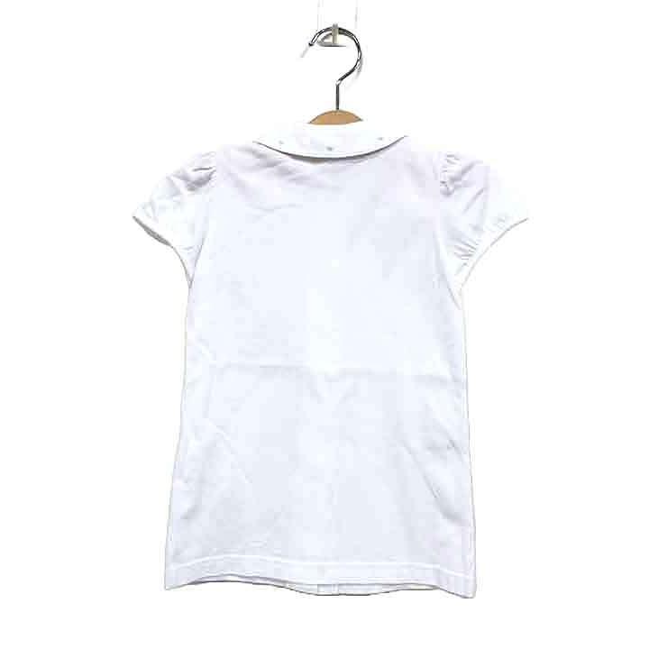 キッズ服(100cm~) ☆美品☆familiar☆ホワイト アップリケ 長袖