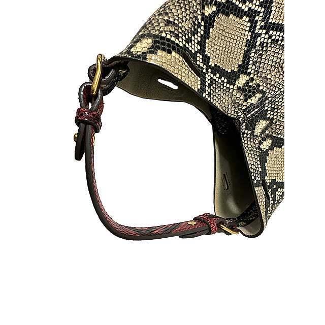 【中古】アニヤ・ハインドマーチ Anya Hindmarch　ショルダーバッグ　パイソン柄　2WAYバッグ　レザーバッグ＿s11＿s-0448-r11 ANYA HINDMARCH（アニヤ・ハインドマーチ） 【中古】アニヤ・ハインド