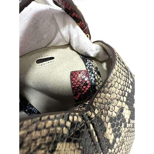 【中古】アニヤ・ハインドマーチ Anya Hindmarch　ショルダーバッグ　パイソン柄　2WAYバッグ　レザーバッグ＿s11＿s-0448-r11 ANYA HINDMARCH（アニヤ・ハインドマーチ） 【中古】アニヤ・ハインド