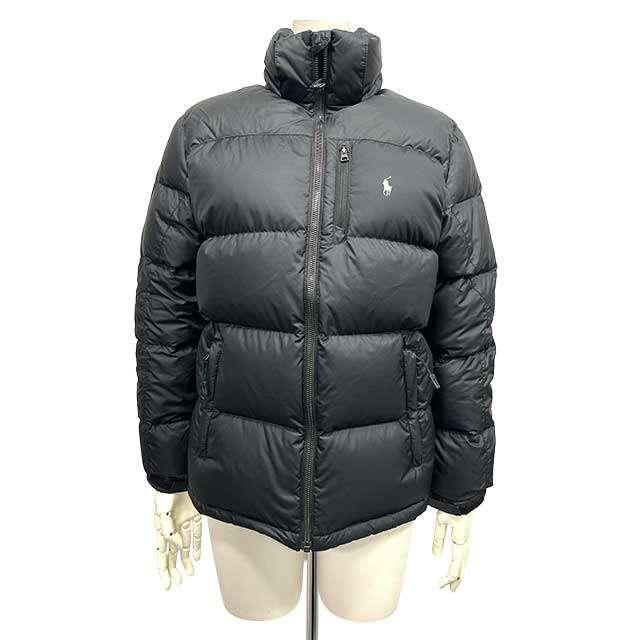 ラルフローレン ブラックダウンコート L 160 ◇美品大人もOK◇Ralph Lauren