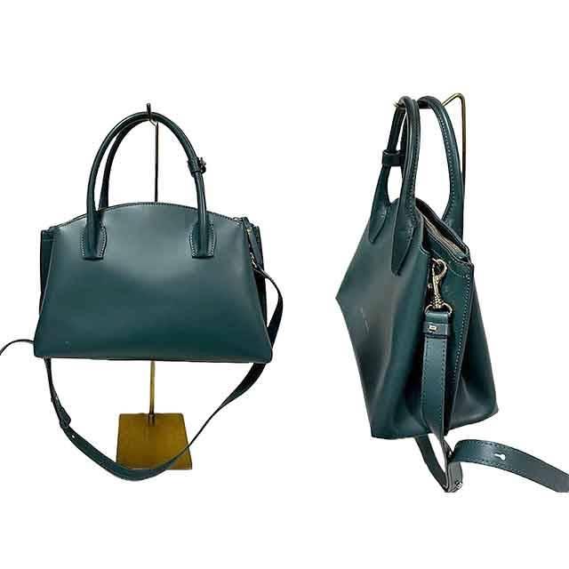 IACUCCI 【中古】IACUCCI イアクッチ 2WAYバッグ グリーン