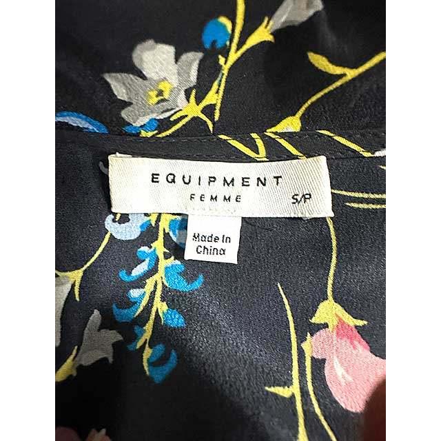 中古】 EQUIPMENT エキプモン 花柄 ワンピース レディース S/P 