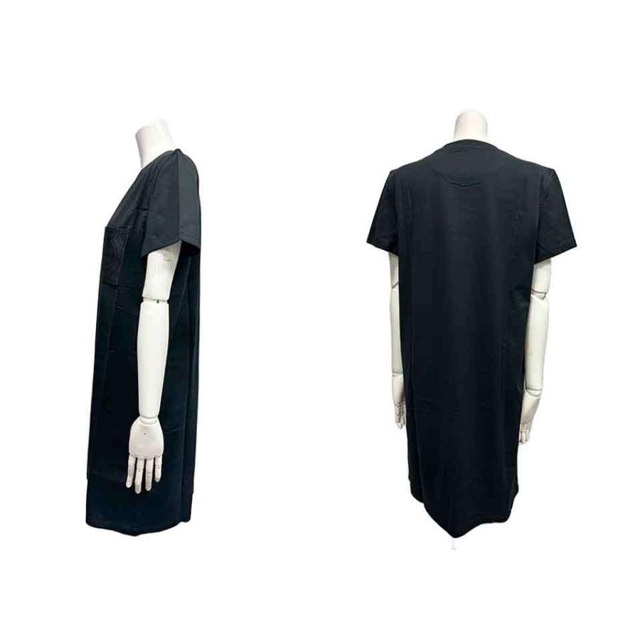 【中古】HERMES エルメス トップス ドレス 刺繍入りポケット レディース サイズ40 ブラック＿S26＿s-0586-r26 HERMES（エルメス） 【中古】HERMES トップス ドレス 刺繍入りポケット