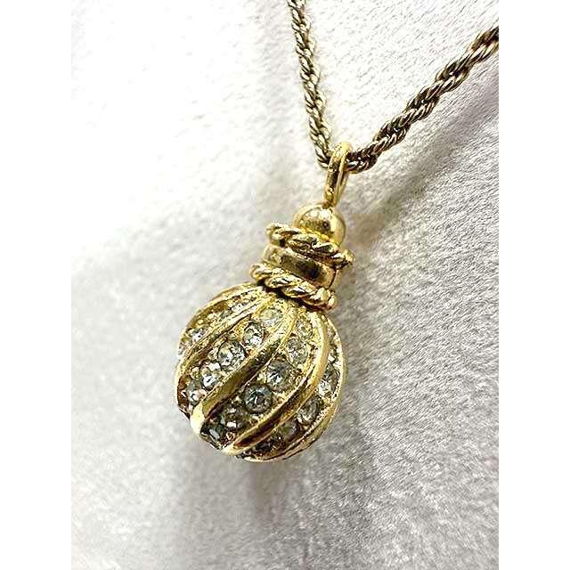【中古】 Christian Dior　クリスチャンディオール　ネックレス　ゴールド　ヴィンテージ