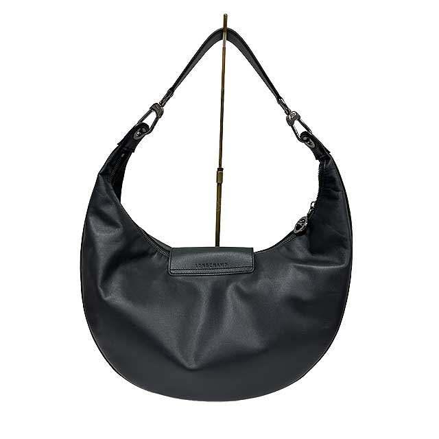 中古　LONGCHAMP ロンシャン ショルダー　バッグ 黒　Lサイズ LONGCHAMP（ロンシャン） 【中古】【美品】Longchamp ル プリアージュ
