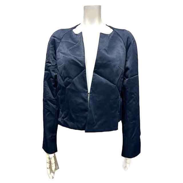 LANVIN en Bleu - 【新古品】【未使用】LANVIN en Bleu ランバンオンブルー ジャケット ネイビー サイズ38 日本製S28＿s-0642-r28 LANVIN en Bleu 【新古品】【未使用】LANVIN ランバンオンブルー