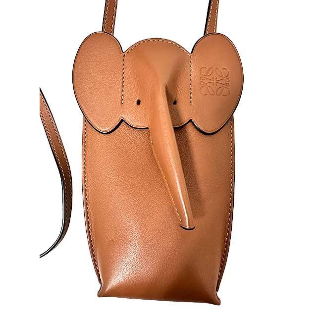 ロエベ エレファント ポケット ショルダーバッグ レディース 【中古】 LOEWE - ロエベ エレファント ポケット ショルダーバッグ レディース