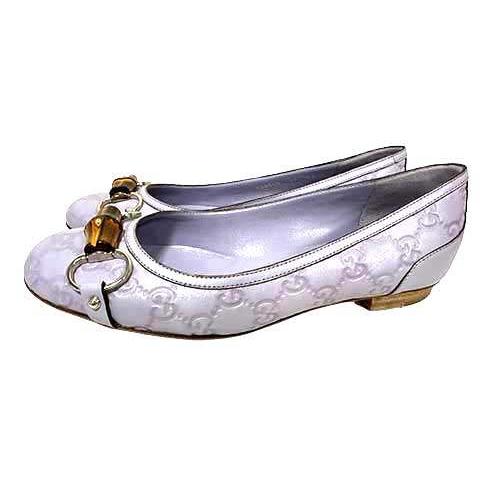 中古】GUCCI グッチ 靴 バンブーフラットシューズ レディース サイズ37