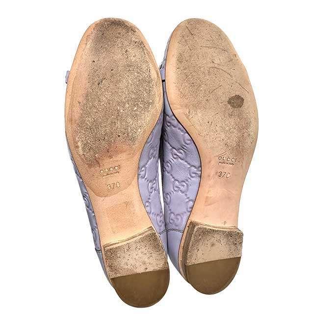 中古】GUCCI グッチ 靴 バンブーフラットシューズ レディース サイズ37