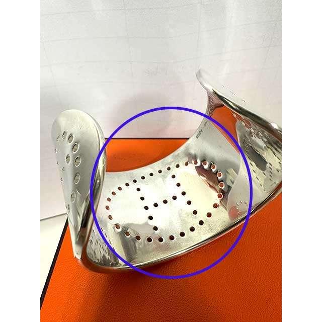 【美品】 HERMES エルメス エヴリン バングル 中古】HERMES エルメス バングル エヴリン エクリプス SV925