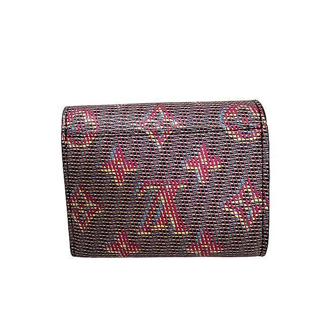 【中古】Louis Vuitton ポルトフォイユ・ゾエ　三つ折り財布 ブラウン LOUIS VUITTON（ルイ・ヴィトン） 【中古】LOUIS VUITTON 小物 財布 三