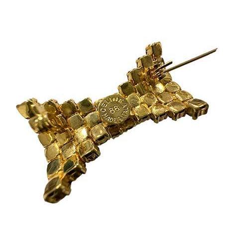 CELINE（セリーヌ） 【中古】CELINE アクセサリー ラインストーン