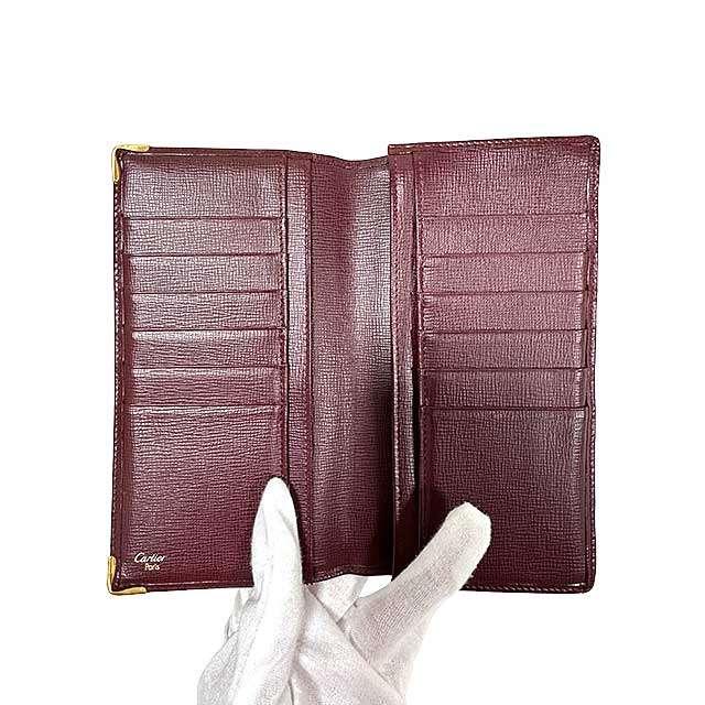Cartier（カルティエ） 【中古】【難あり】Cartier 二つ折り財布 スト