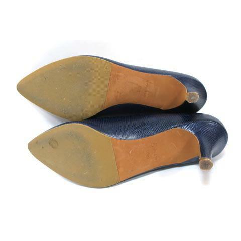 中古】COLE HAAN コールハーン 靴 パンプス ネイビー 8 2/1 LLサイズ