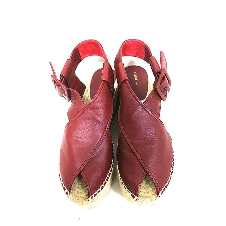 CELINE（セリーヌ） 【中古】CELINE 靴 サンダル ウェッジソール 37