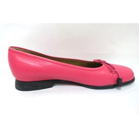 中古】BALLY バリー 靴 パンプス レディース ピンク レザー ローヒール