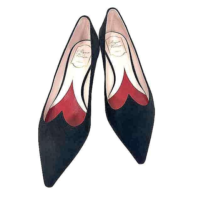 Roger Vivier 【中古】 Roger ロジェヴィヴィエ 靴 パンプス アイ ラブ  