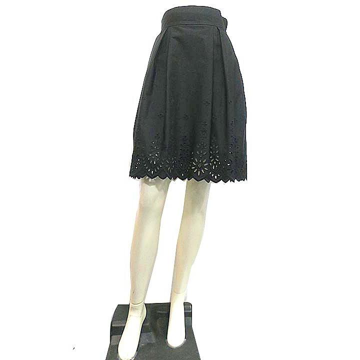 FOXEY NEW YORK フォクシーニューヨーク　スカート レディ―ス　38サイズ　Sサイズ　ブラック　ミニスカート