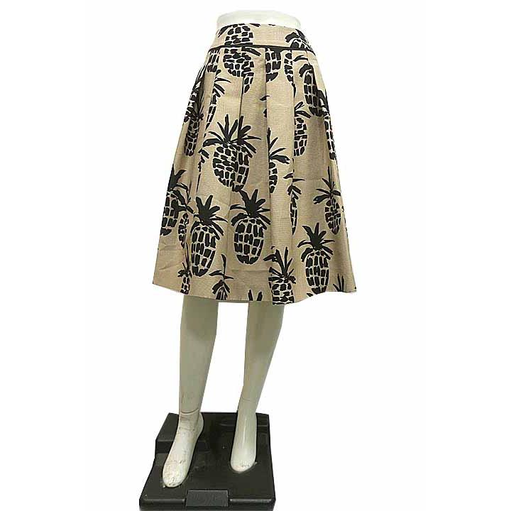 エムズグレイシー リボン柄スカート サイズ36 白 （楽天市場】【中古  