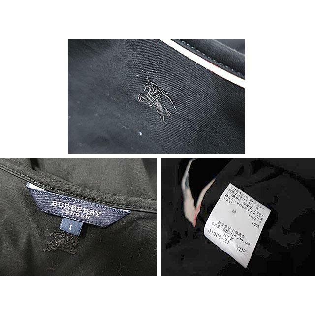 【中古】BURBERRY LONDON  バーバリーロンドン トップス レディース 1サイズ　Sサイズ　ブラック　七分袖丈　春夏｜re-abc｜03