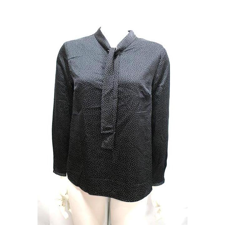 アンタイトル ドット柄ブラウス
