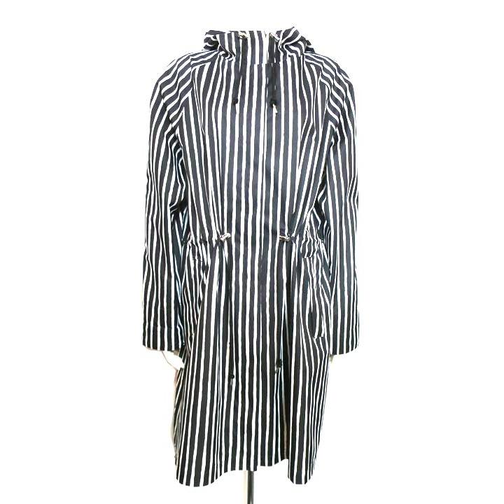 ビアズリーストライプ 長袖 ロングワンピースsize0 BEARDSLEY 【中古】BEARDSLEY ビアズリー ワンピース 長袖