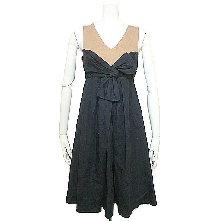 36 ファッション ポールカ ワンピース 36サイズ ホワイトワンピース