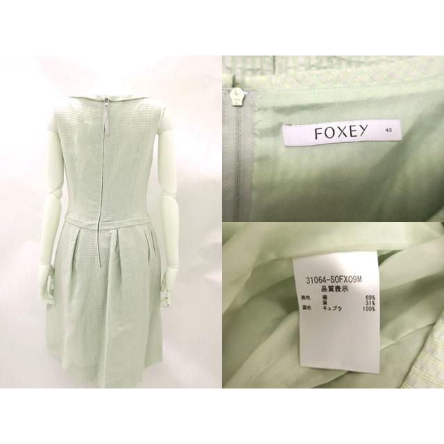 【C96】FOXEY NEW YORK ライトグリーン ワンピース C96】FOXEY NEW YORK ライトグリーン ワンピース - メルカリ