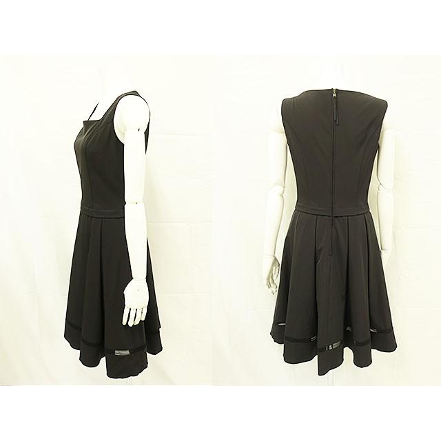 FOXEY NEW YORK ブラックドレスワンピース サイズ40 Rental Little Black Dress ten. / FOXEY ラウンドネック