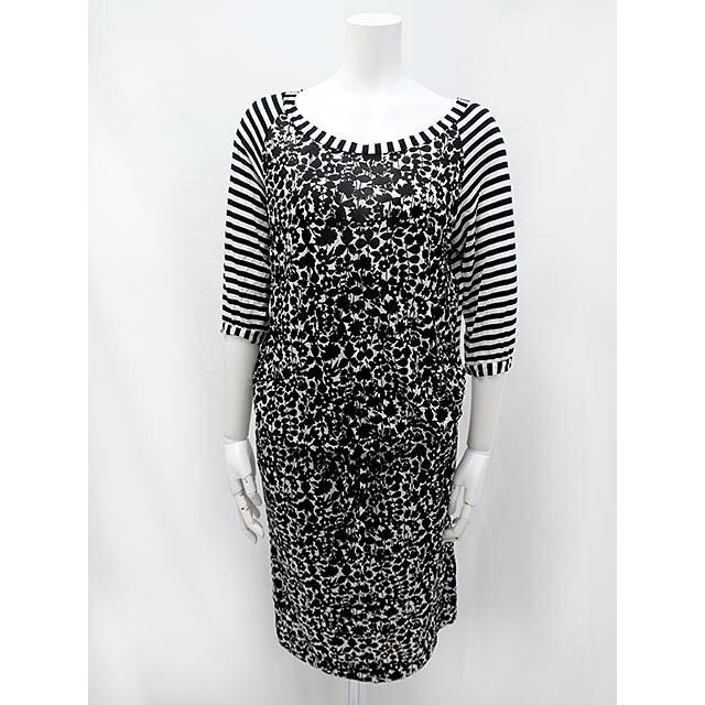 49av Junko Shimada 49av ジュンコシマダ ワンピース 5分袖 ブラック ホワイト フラワー サイズ38 レターパックプラス Wp 0115 R08 リサイクルブティックabc 通販 Yahoo ショッピング