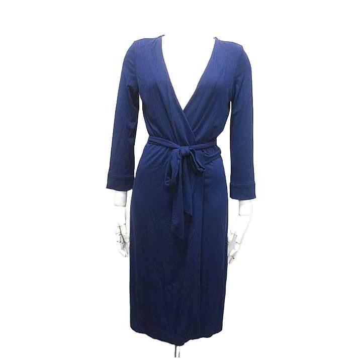 【中古】DIANE VON FURSTENBERG ダイアンフォンファスティンバーグ ワンピース レディース ラップワンピース サイズ2